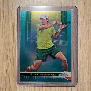 Alex De Minaur Tennis Topps Chrome 115/399